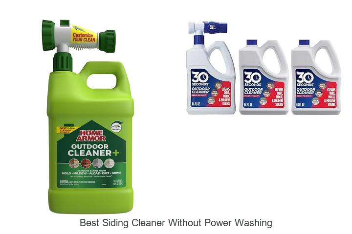 best siding cleaner without power washing