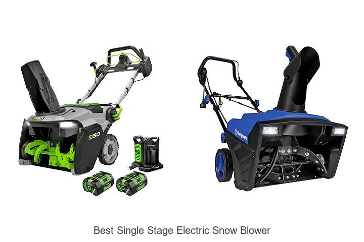 best single stage electric snow blower