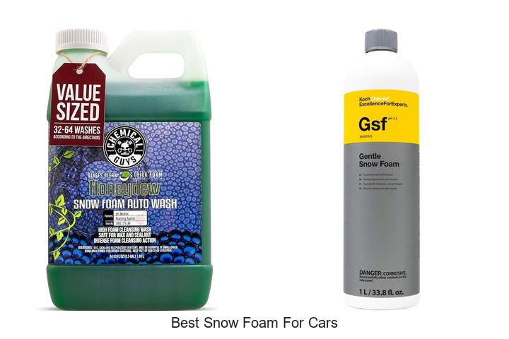 best snow foam for cars