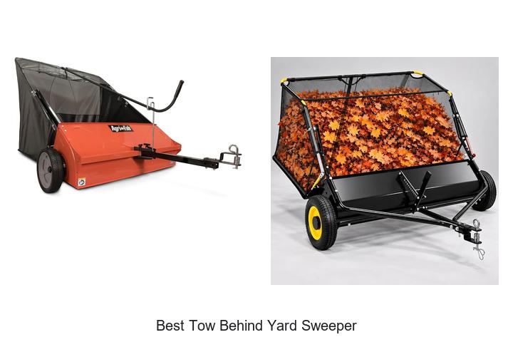 best tow behind yard sweeper