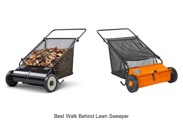 best walk behind lawn sweeper