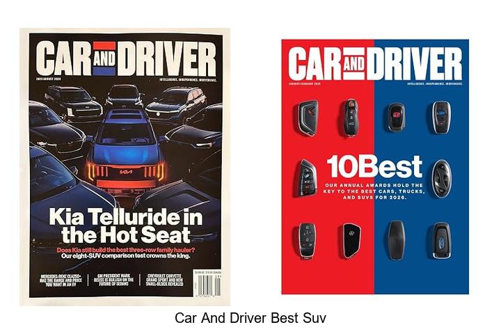 car and driver best suv